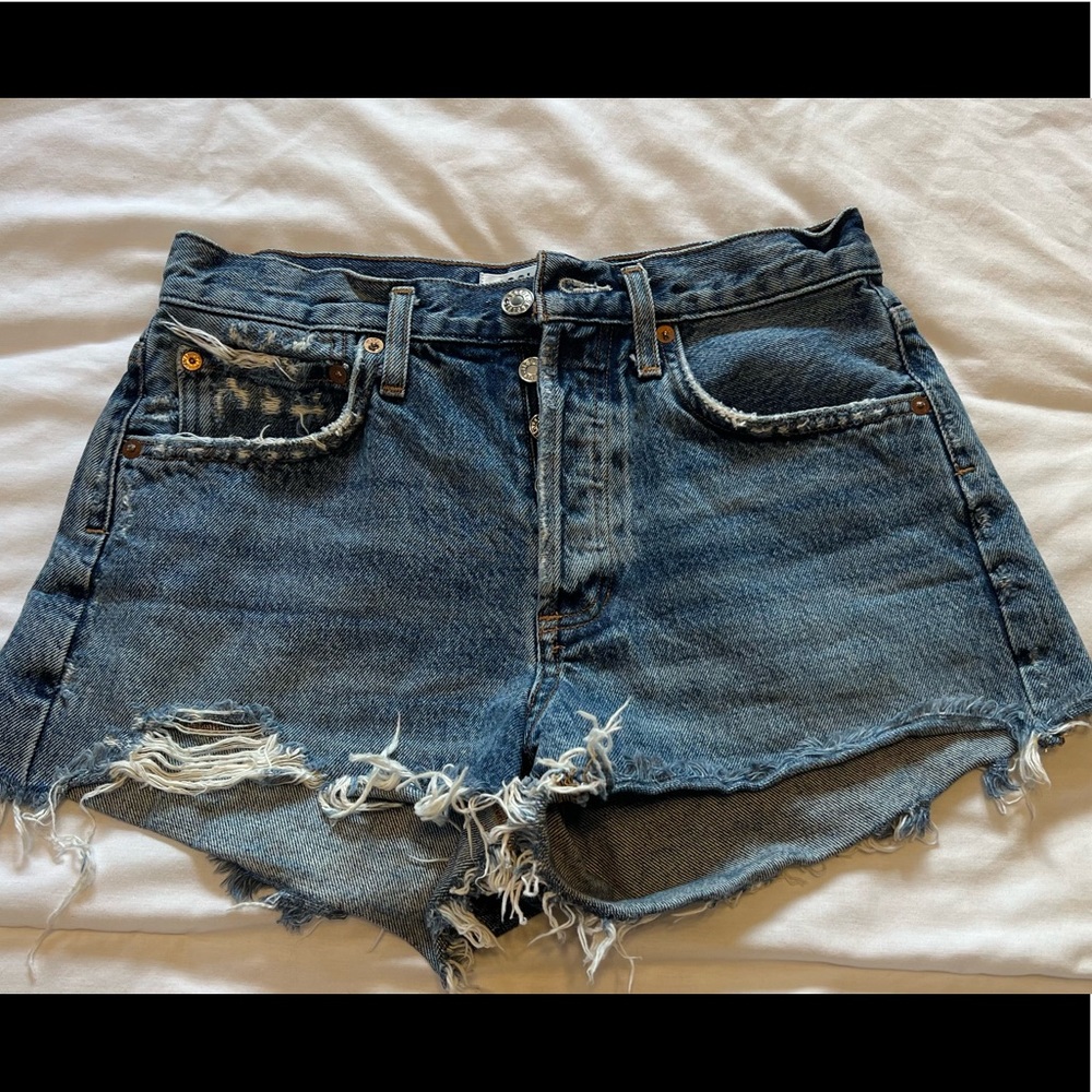 AGOLDE Vintage Parker Shorts - Medium Wash